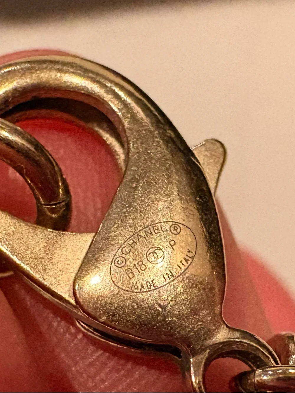 CHANEL COCO Heart B18P Gold Necklace